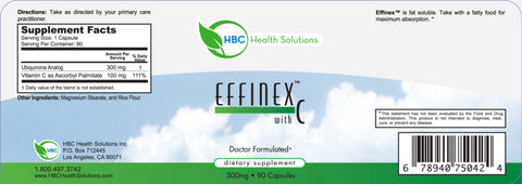 Image of Effinex™ Idebenone with Vitamin C 300mg