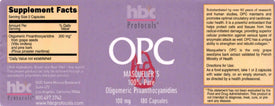 OPC French Pine Bark - Grape seed - 180 Capsules