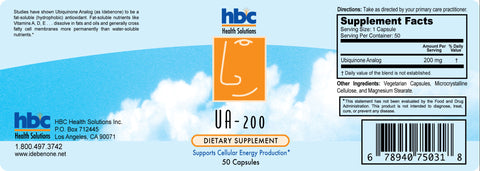 Image of Idebenone 200mg - 50 Capsules