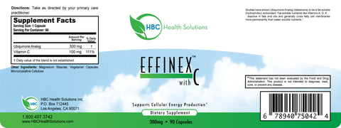 Image of Effinex™ Idebenone with Vitamin C 300mg