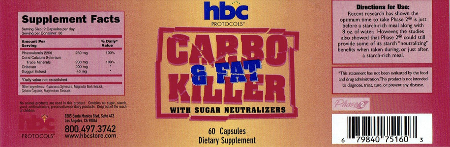Carbo Killer - 60 Capsules