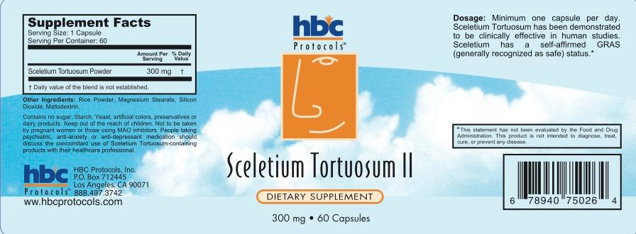 Sceletium Tortuosum II - 300mg - 60 Capsules
